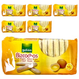 gullon 穀優 Bizcochos 手指餅乾 海綿蛋糕, 200g, 6包