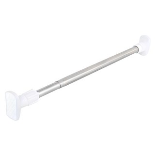 德利生活 多用途方頭牛筋加壓式伸縮桿/晾衣桿, 不鏽鋼材質, 伸縮120-220cm, 超強承重不變形, 1支