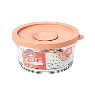 Glasslock 可微波圓形保鮮盒, 350ml, 6個