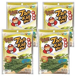 TAO KAE NOI 小老板 厚片海苔 山葵味, 32g, 4包