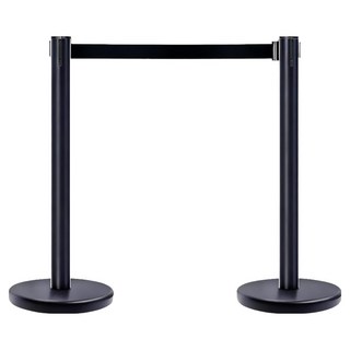 실속 일체형 스텐 벨트 차단봉 블랙바디 + 블랙벨트 세트, 블랙 + 블랙, 2세트