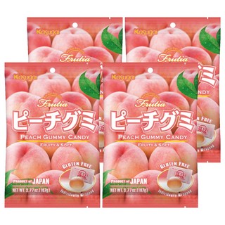 Kasugai 春日井 水蜜桃軟糖, 4個, 107g