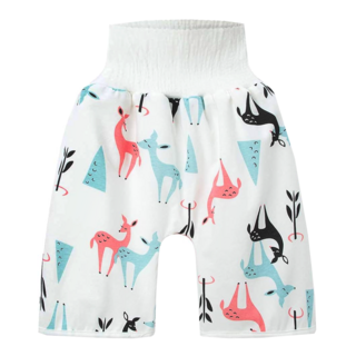 日本 竹纖維隔尿褲/隔尿裙 森林小鹿褲 Set, L號, 1組