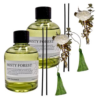 SC優選 植物精油 東方茶香乾花無火香薰擺飾,白桃烏龍茶,150ml,2瓶