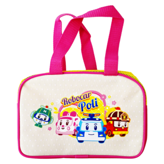 ROBOCAR POLI 波力 救援小英雄 提袋 RP-8603W, 米白色, 1個