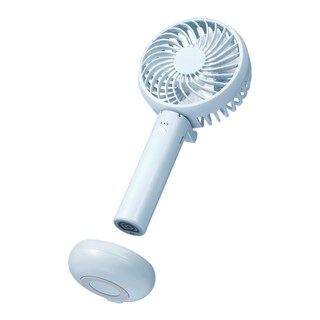 프롬비 사일런트 스톰 저소음 휴대용 미니 선풍기, FA135B, 에어리블루