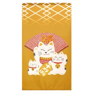 長門簾 招財貓福扇, 幸運黃