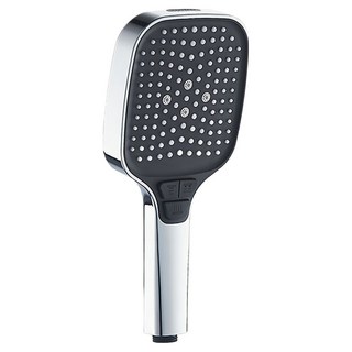 APEX 3+1 按鍵式增壓蓮蓬頭 方型, 星光銀, 1個