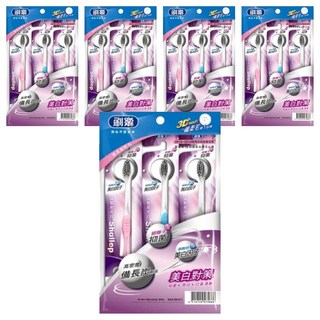 Shallop 刷樂 備長炭亮白牙刷, 3支, 5包