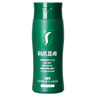 Sastty 利尻昆布 白髮專用染髮護髮乳, 植物精華遮白, 無添加有害物質, 28種植物萃取, 5種護髮精華, 200g, 1瓶, 黑色