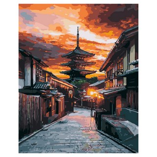 ArtLife 藝術生活 數字油畫DIY DTR215 50 x 65cm, 漫遊京都, 1個