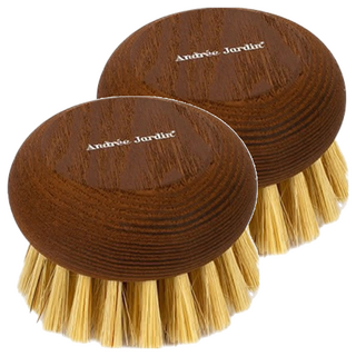 Andree Jardin 白蠟木身體沐浴刷具 鬃毛7cm, 原木色, 1入, 2個