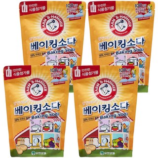 암앤해머 베이킹소다, 500g, 4개