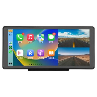 CORAL 四鏡頭 行車紀錄器 可攜式CarPlay R10 10.36吋, 512MB, 主機 + 前後鏡頭 含延長線 + 左右鏡頭 含1分2連接線 + 1分3連接線 + 車充線 + 支架 + 底盤 + 說明書 + 保固書 + 音源線