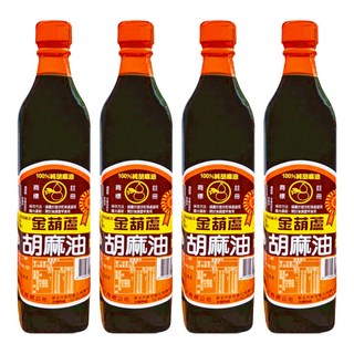 金葫蘆 胡麻油, 500ml, 4瓶