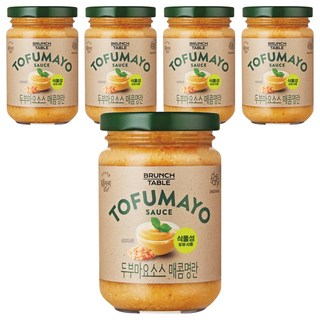 bokumjari 豆腐美乃滋醬 香辣明太魚子口味, 5罐, 190g