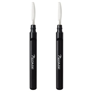 Piccasso 畢卡索 眉睫兩用梳, 混色, 2支