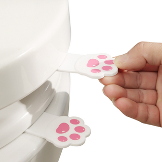 안이네 귀여운 변기 위생 손잡이 2p, 화이트