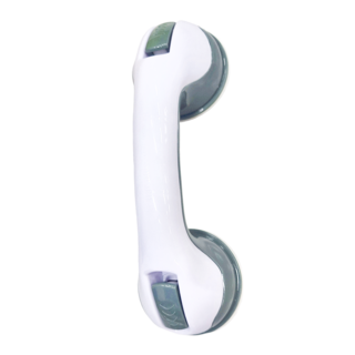 吸盤式浴室扶手, 30 x 9.5 x 8cm, 白色, 1個