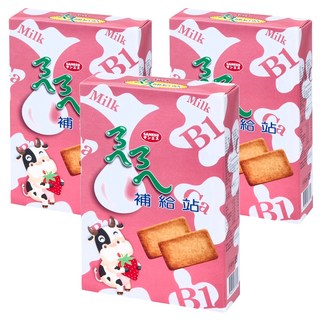 掬水軒 SANESU ㄋㄟㄋㄟ補給站 草莓牛奶, 114g, 3盒