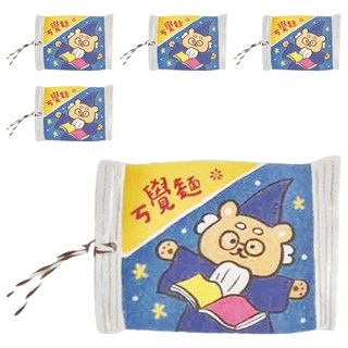 Sunny 三瑩文具 哩哩扣扣 造型書籤式卡片, ㄎ覺麵 藍色, 5張