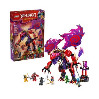 LEGO 樂高 71832 旋風忍者混沌龍雷牙積木玩具，混和顏色，激發無限想像力, 1盒