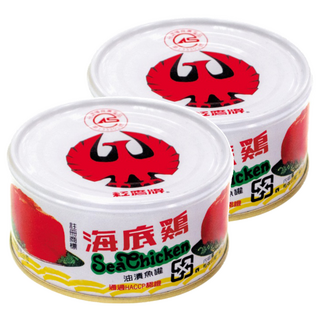 紅鷹牌 油漬海底雞 不含防腐劑及化學色素 料理好幫手, 170g, 2罐