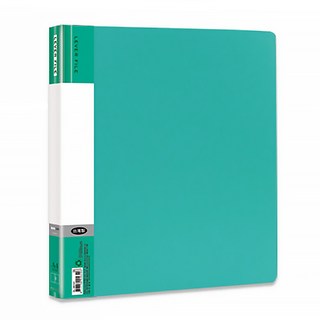 Data Line PP 彈簧夾/雙上 C綠色 文件收納整理 辦公用品, 1入, A4