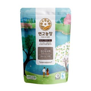 Yeongonongjang 焙炒蓮藕茶三角茶包, 1g, 100包, 1袋