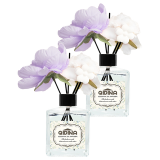 qimart 花香盛開珪藻土室內香氛擴香瓶, 蜜糖果園, 2瓶, 200ml