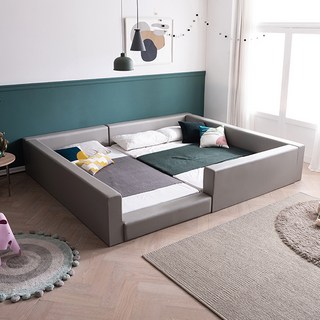 삼익가구 코지 벙커형 패밀리 침대 프레임 단품 방문설치, 그레이