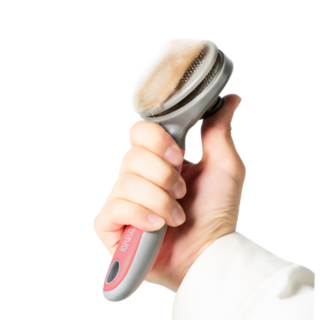 행복한댕냥이 반려동물 원터치 브러쉬 10 x 18.5cm, 핑크, 1개