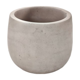 圓底水泥盆, 莫蘭迪紅色, 1個