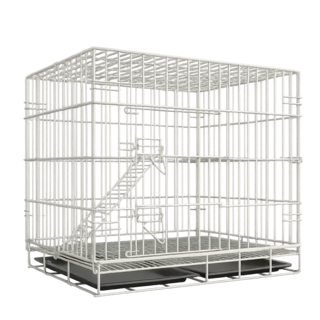 貓籠子家用貓別墅帶廁所, 白色, 1個