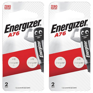 Energizer 勁量 鈕扣型鋰電池 A76, 2顆, 2組