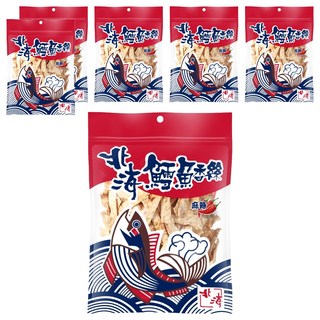北海 鱈魚香絲 大 麻辣寬條, 90g, 6包