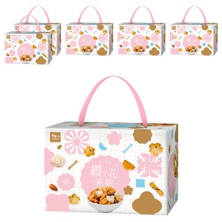 TRYGOODZ 翠菓子 櫻の花米果禮盒, 綜合米果餅乾 (1盒), 6盒