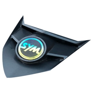 車將 MOTO SYM SR/SL-大盾LOGO-黃藍，機車改裝配件，提升愛車質感, 1入