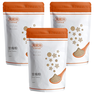 頂膳珍 甘梅粉 100g 獨特比例調配而成, 3包