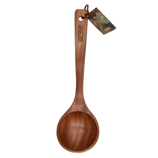 UdiLife 優的生活大師 日式原木湯杓/大 廚房用, K3117, 大(26.5 x 8cm), 1支