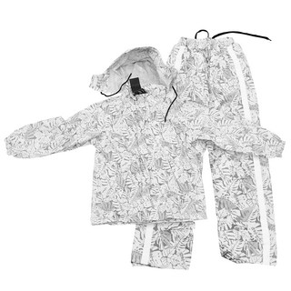 WOLF WALKERS 兩件式雨衣, 楓葉白