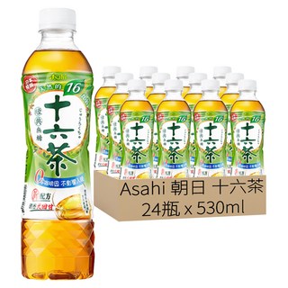 Asahi 朝日 十六茶 零咖啡因複方茶, 530ml, 24瓶