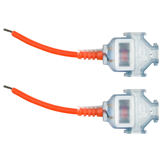 FONG HUA 崶華 2P動力線 附過載開關 不附插頭, 15cm, 橘色, 2條