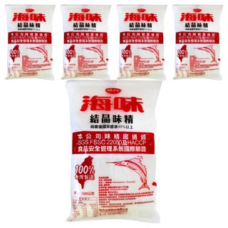 味丹 海味味素, 1kg, 5包