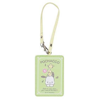 斜紋證件套 可愛造型 時尚配件 證件保護, 1入, 帕恰狗, 7.6*11.3cm