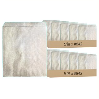 空白本牛皮袋 每束100入, 白色, 10包