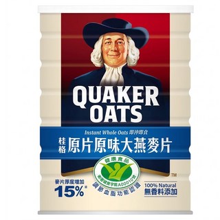 QUAKER 桂格 原片原味大燕麥片, 800g, 1罐
