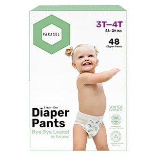 PARASOL Clear + DryTM新科技水凝果凍褲 工藝升級版 5 12kg以上, XL, 48片