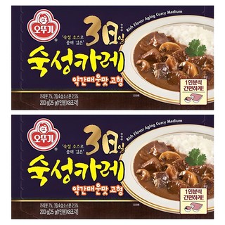 OTTOGI 不倒翁 三日熟成咖哩塊 微辣口味, 200g, 2盒