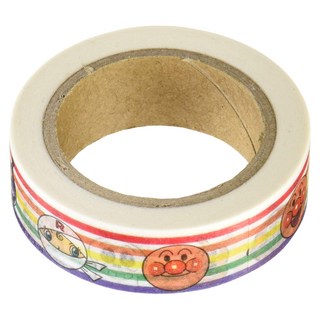 ANPANMAN 麵包超人 紙膠帶 15mm x 10m, APS+A 綜合色, 1個